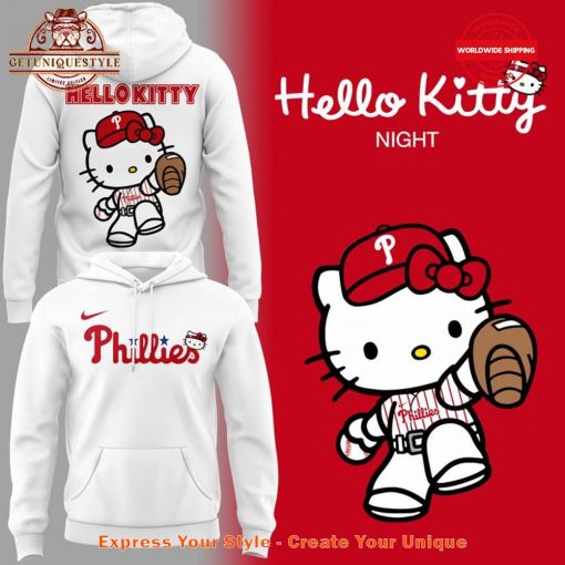 Philadelphia Phillies Hello Kitty Night 2025 Limited Edition Hoodie