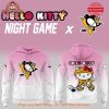 Pittsburgh Penguins Hello Kitty Night Game 2025 Limited Hoodie