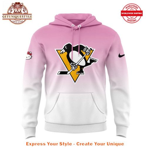 Pittsburgh Penguins Hello Kitty Night Game 2025 Limited Hoodie