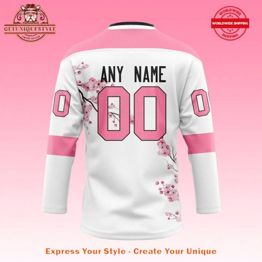 Portland Winterhawks Cherry Blossom 2025 Hockey Jersey