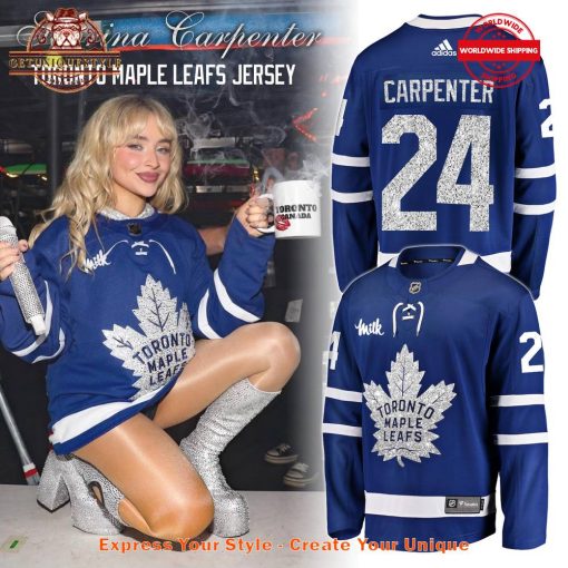 Sabrina Carpenter x Toronto Maple Leafs Limited Edition Jersey