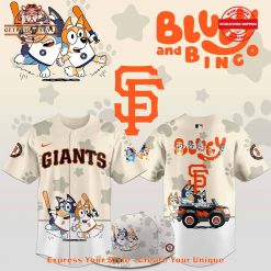 San Francisco Giants Bluey and Bingo Jersey