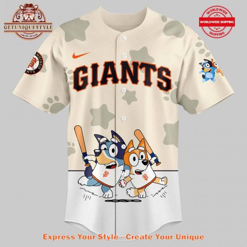 San Francisco Giants Bluey and Bingo Jersey