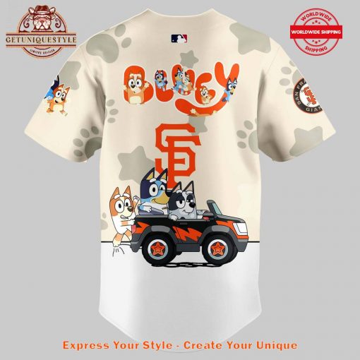 San Francisco Giants Bluey and Bingo Jersey