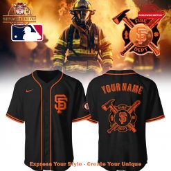 San Francisco Giants Firefighter Appreciation Custom Jersey