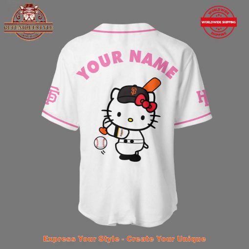 San Francisco Giants x Hello Kitty Night 2025 Custom Jersey