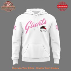 San Francisco Giants x Hello Kitty Night Special White Hoodie