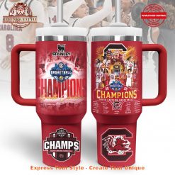 South Carolina Gamecocks 2025 SEC Tournament Champions 40oz Stanley Tumbler