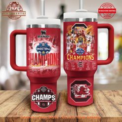 South Carolina Gamecocks 2025 SEC Tournament Champions 40oz Stanley Tumbler