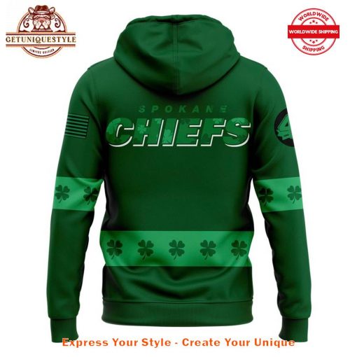 Spokane Chiefs Saint Paddy’s Day 2025 Limited Edition Hoodie