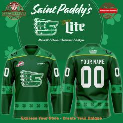 Spokane Chiefs Saint Paddy's Day 2025 Special New Jersey