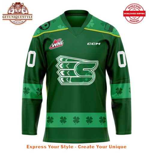 Spokane Chiefs Saint Paddy’s Day 2025 Special New Jersey