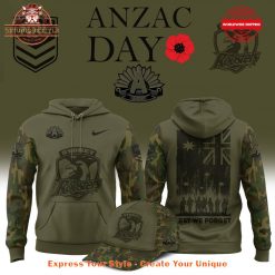 Sydney Roosters NRL ANZAC Day 2025 Limited Edition Hoodie