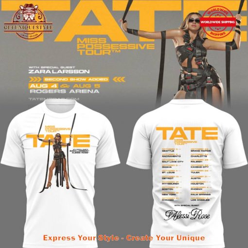 Tate McRae Miss Possessive Tour 2025 Limited Shirt