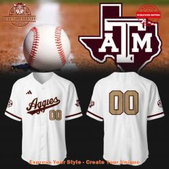 Texas Aggies Baseball 2025 Special New Custom Jersey