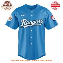 Texas Rangers Sesame Street Night Cookie Monster Jersey