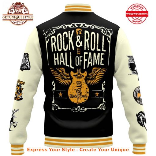 The Black Crowes Rock And Roll Hall Of Fame Baseball Jacket