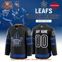 Toronto Maple Leafs x Drew House Black Hockey Jersey