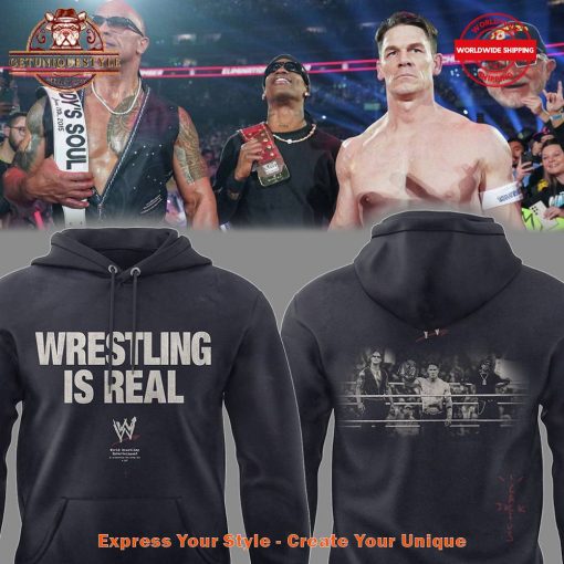 Travis Scott x WWE Wrestling Is Real Limited Edition Hoodie