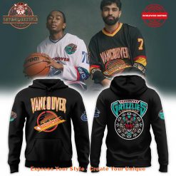 Vancouver Canucks Grizzlies Black Skate Special Hoodie