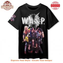 WASP Album One Alive World Tour Schedule List Shirt