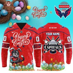 Washington Capitals Happy Easter Day 2025 Hockey Jersey