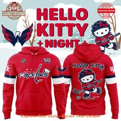 Washington Capitals Hello Kitty Night Limited Edition Hoodie