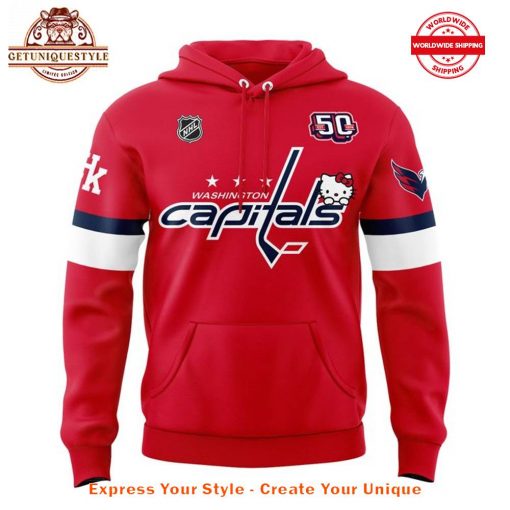 Washington Capitals Hello Kitty Night Limited Edition Hoodie