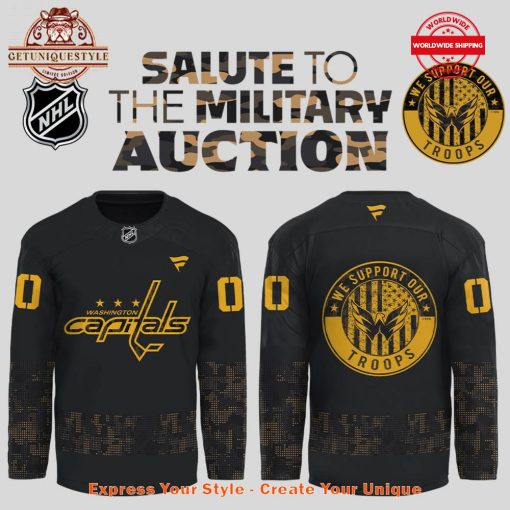 Washington Capitals Salute to Military 2025 Special Jersey