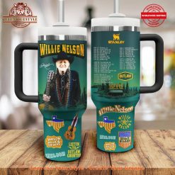 Willie Nelson Listen To Outlaw Country 40oz Stanley Tumbler