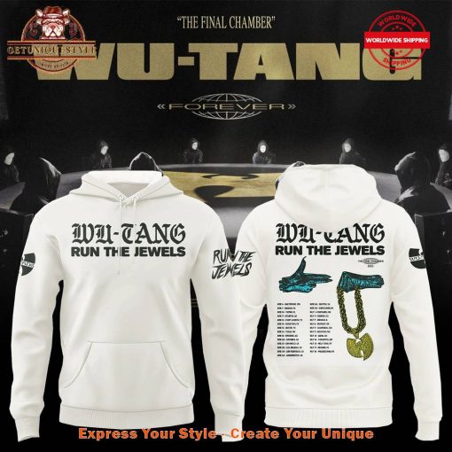 Wu-Tang Clan Run The Jewels Tour 2025 Special White Hoodie