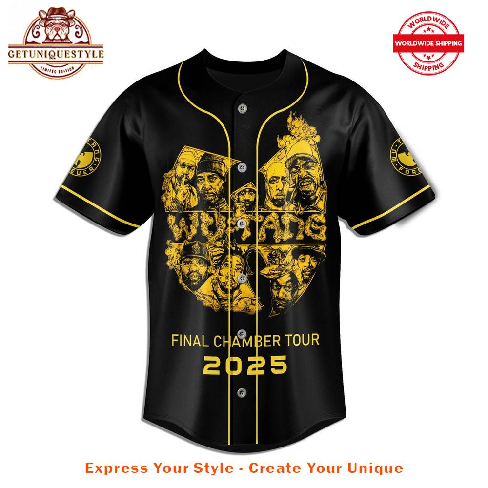 Wu-Tang Clan The Final Chambers Tour Limited Edition Baseball Jersey Wu-Tang Clan The Final Chambers Tour Limited Edition Baseball Jersey