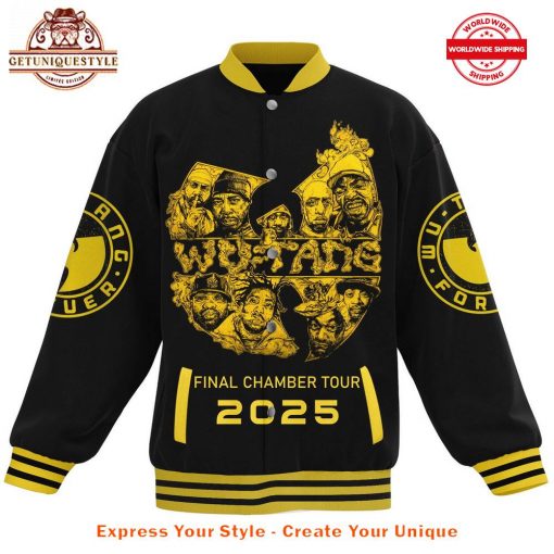 Wu-Tang Clan The Final Chambers Tour Special Edition Baseball Jacket